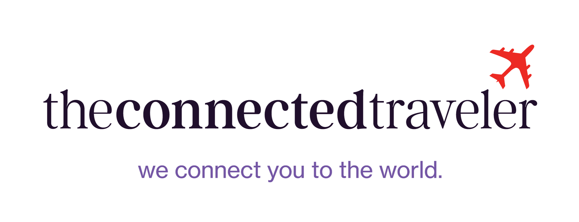 TheConnectedTraveler MasterLogo WithPurpleTag